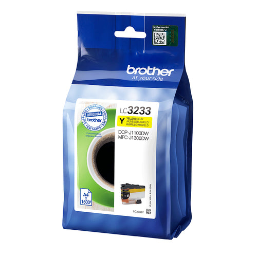 Brother LC-3233Y ink cartridge 1 pc(s) Original Standard Yield Yellow Brother LC-3233Y ink cartridge 1 pc(s) Original Standard Yield Yellow